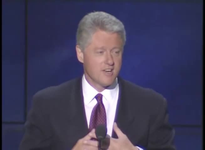 Bill Clinton – 1996 Democratic National Convention (image credits: wikimedia)
