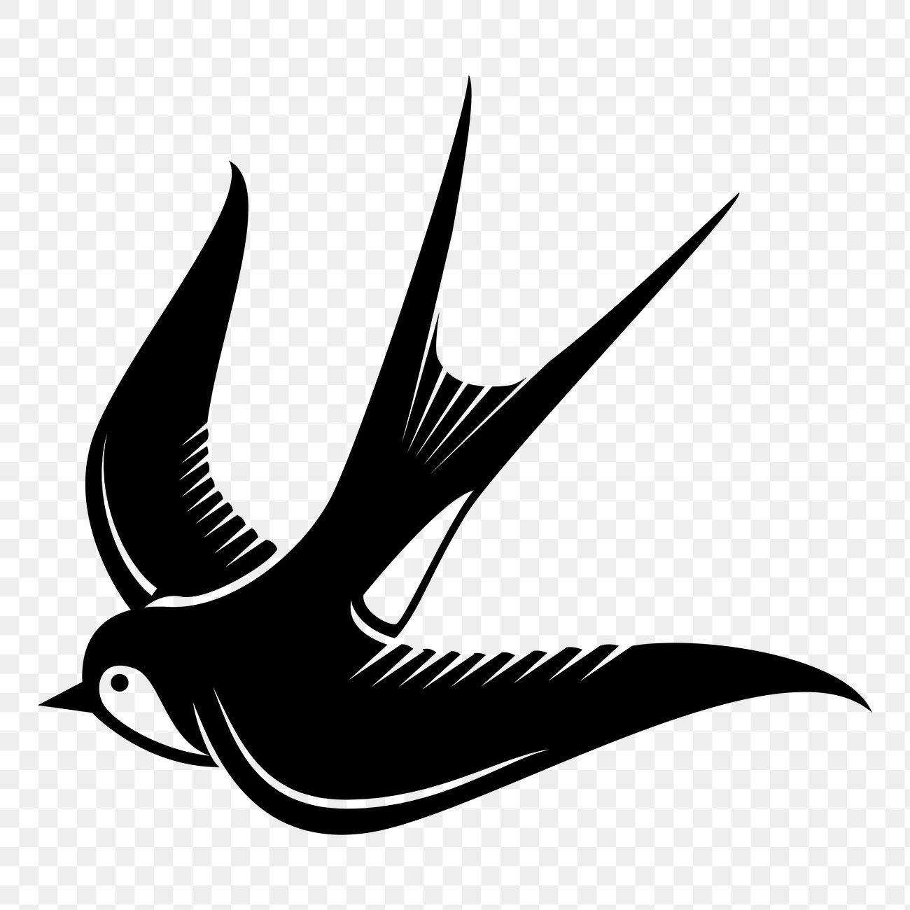 The Swallow: A Symbol of Loyalty (image credits: rawpixel)