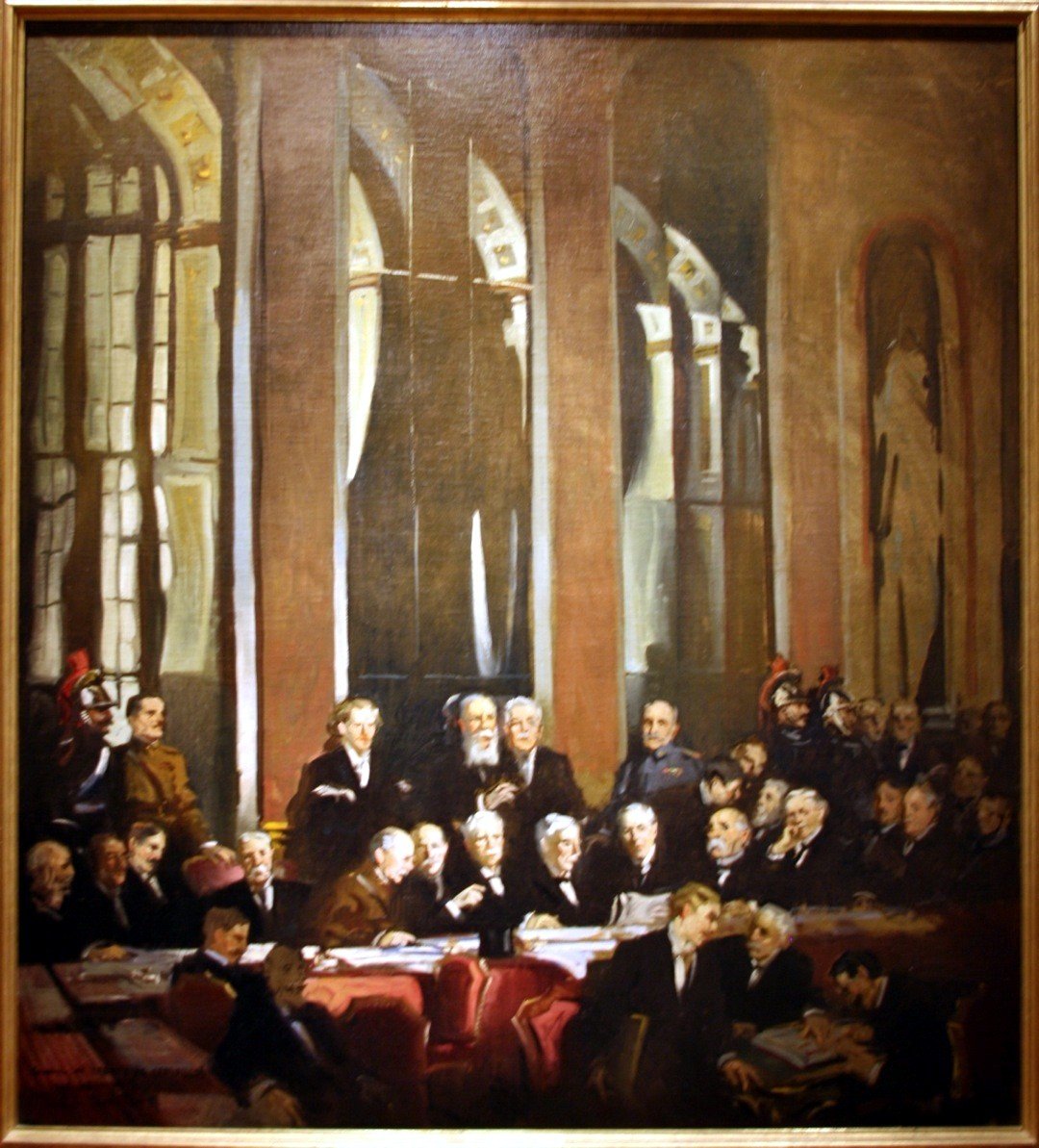 The Signing of the Treaty of Versailles (1919) (image credits: wikimedia)