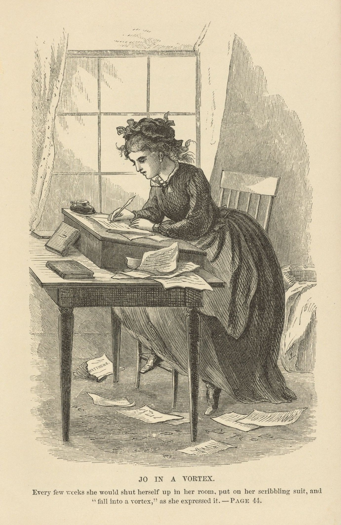 Jo March (Little Women by Louisa May Alcott) (image credits: wikimedia)