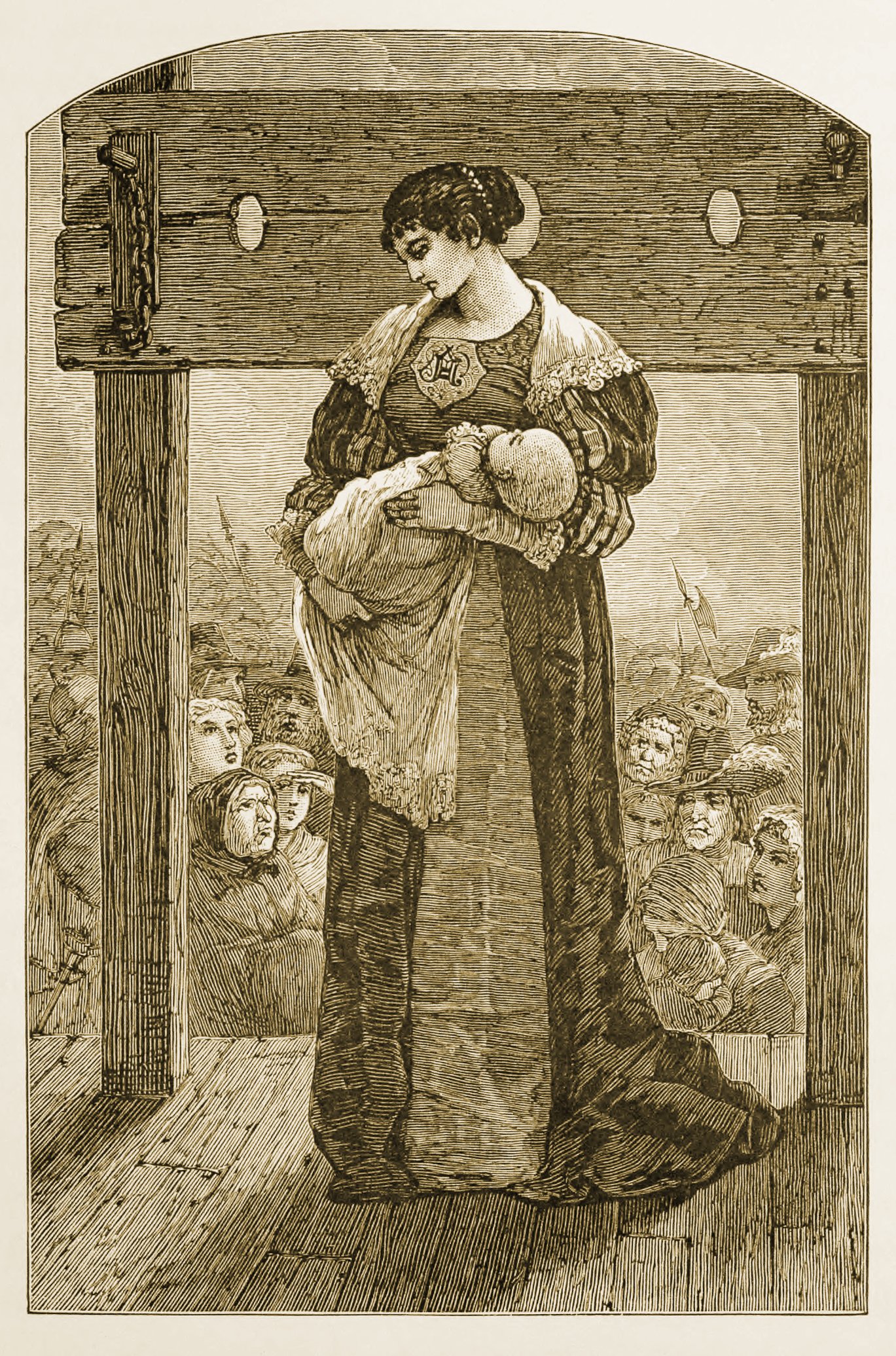 Hester Prynne (The Scarlet Letter by Nathaniel Hawthorne) (image credits: wikimedia)