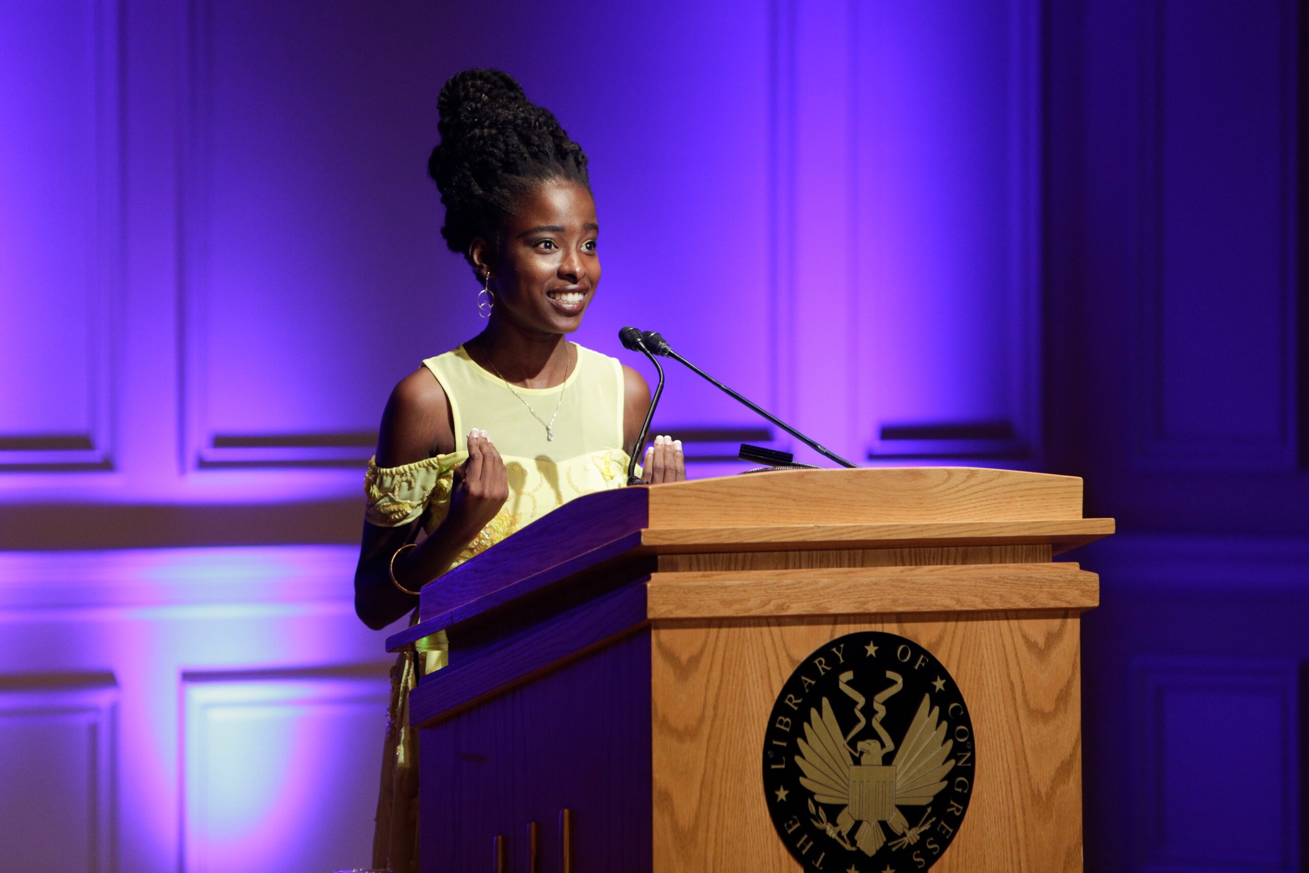 Amanda Gorman’s Inaugural Poem, 2021 (image credits: wikimedia)