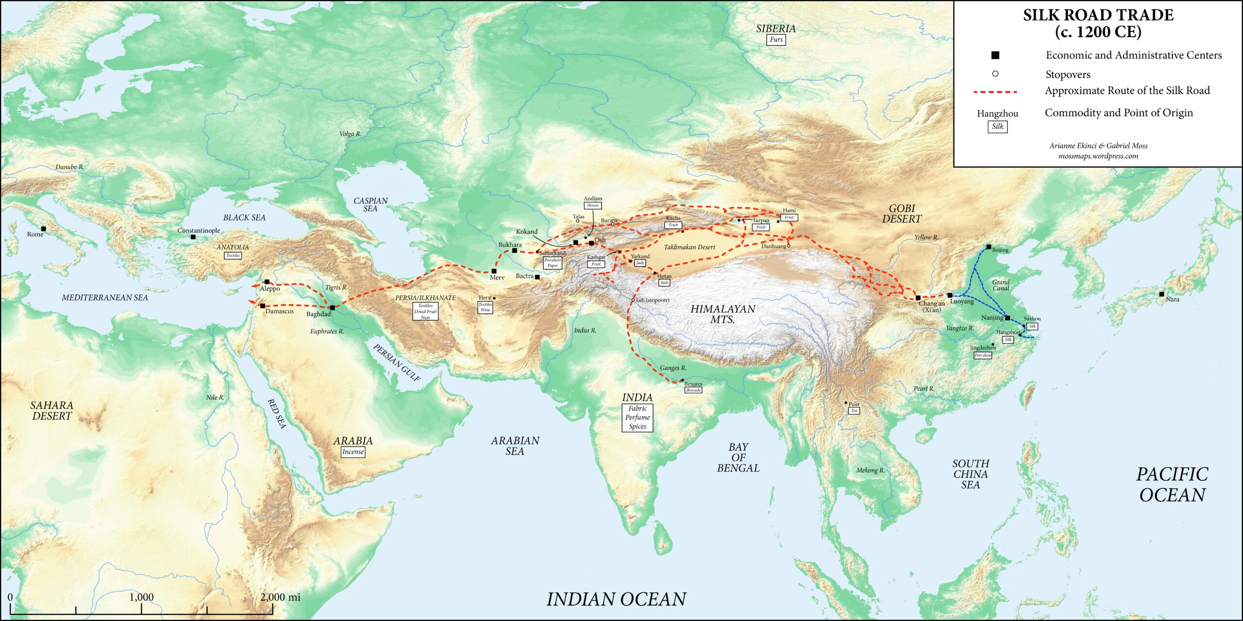 The Silk Roads: A New History of the World by Peter Frankopan (image credits: wikimedia)