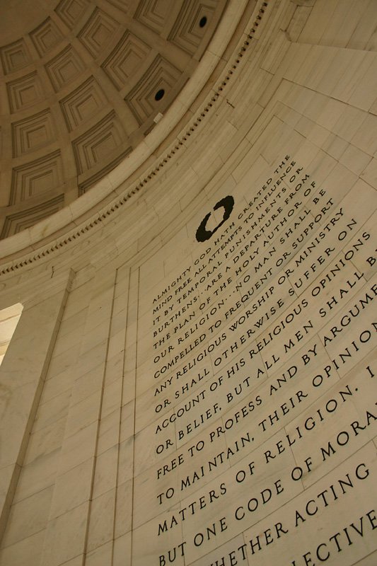 The Jefferson Memorial’s Secret Writings (image credits: wikimedia)