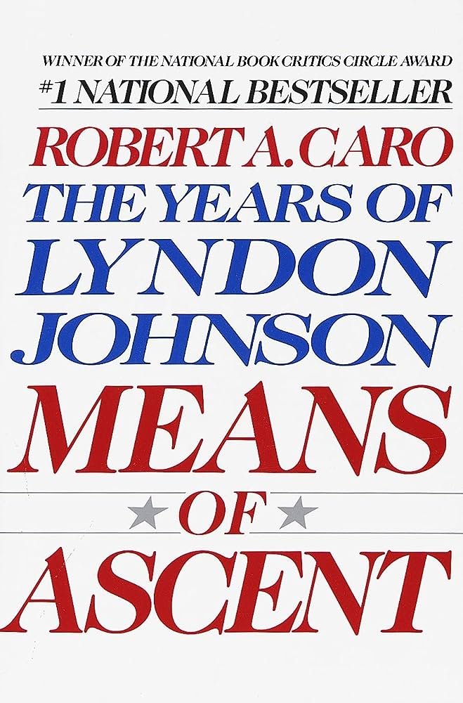 The Years of Lyndon Johnson Series by Robert Caro (image credits: wikimedia)