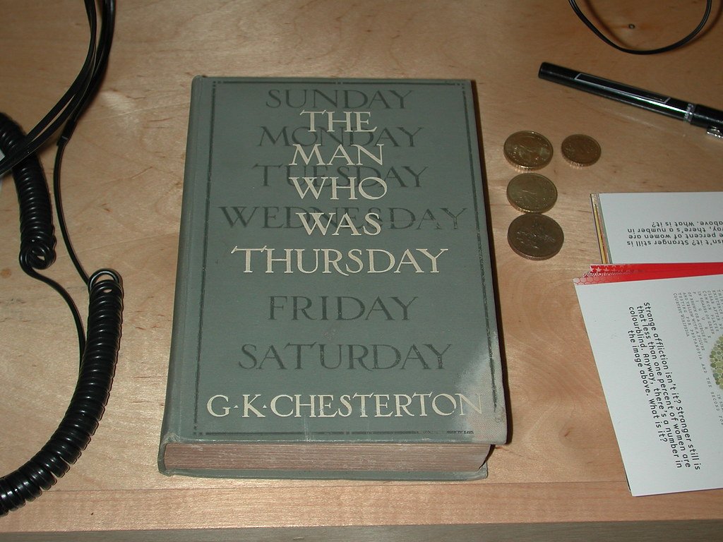 2. The Man Who Was Thursday by G.K. Chesterton (image credits: flickr)