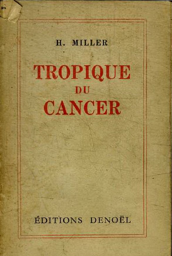 16. Tropic of Cancer by Henry Miller (image credits: wikimedia)