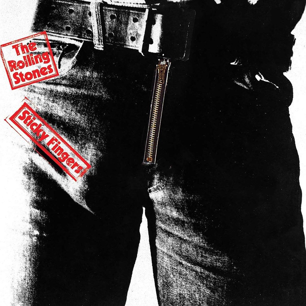 The Rolling Stones' Sticky Fingers: Andy Warhol's Working Zipper (image credits: flickr)