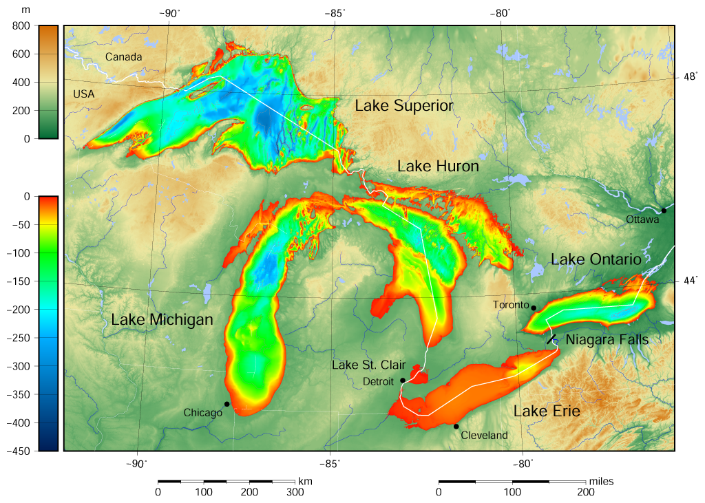 The Great Lakes Hold 21 Percent of the World's Fresh Water (image credits: wikimedia)