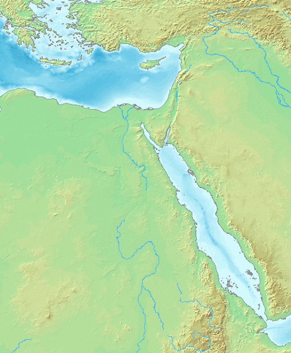 The Nile River Flows North, Breaking Geography Rules (image credits: wikimedia)