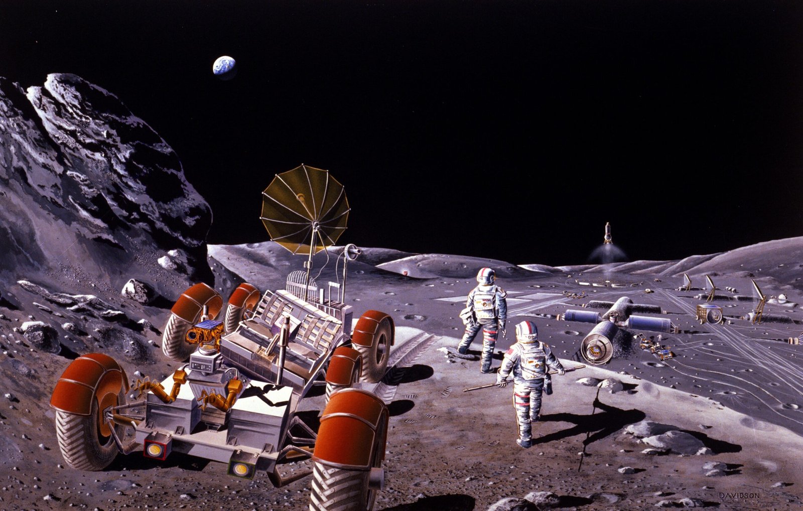 “The Moon Is a Harsh Mistress” by Robert A. Heinlein (1966) (image credits: wikimedia)