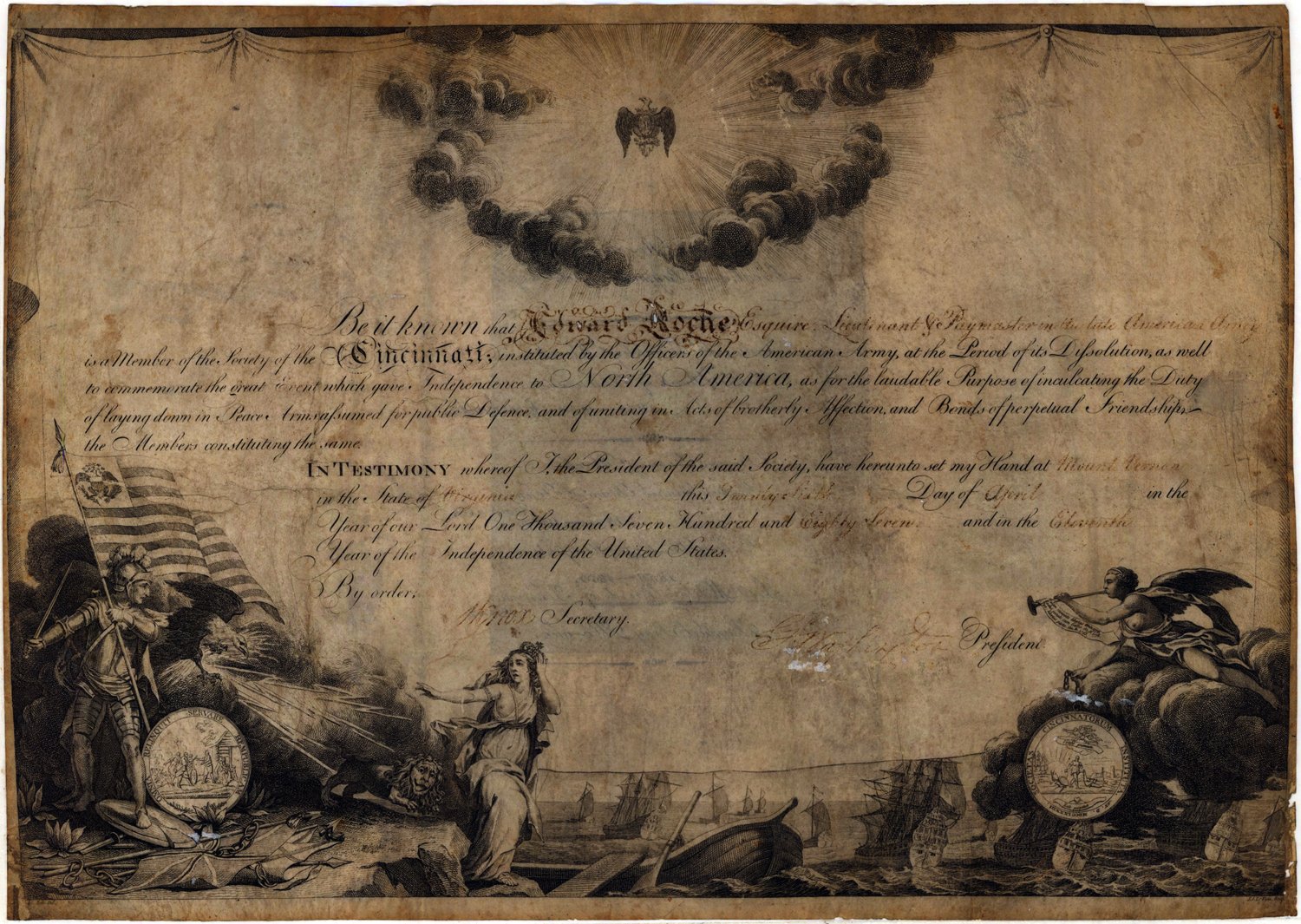 The Influence of the Society of the Cincinnati (image credits: wikimedia)