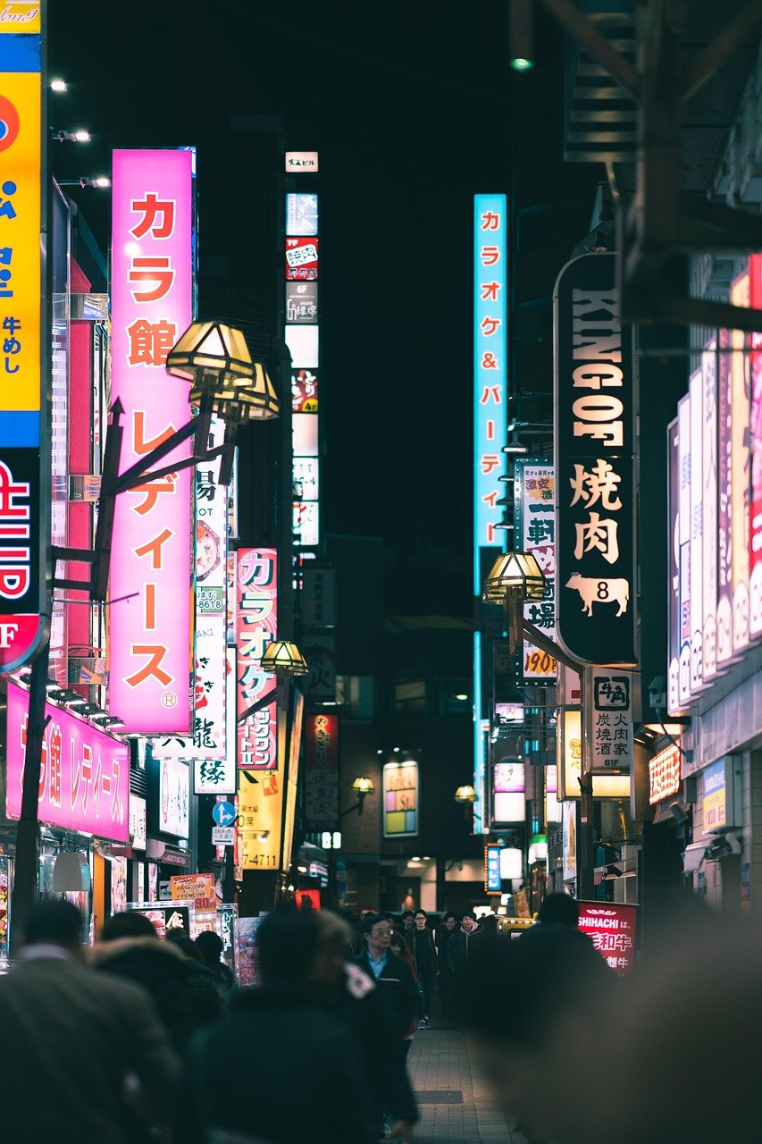 Tokyo: Neon Dreams and Social Isolation (image credits: pixabay)