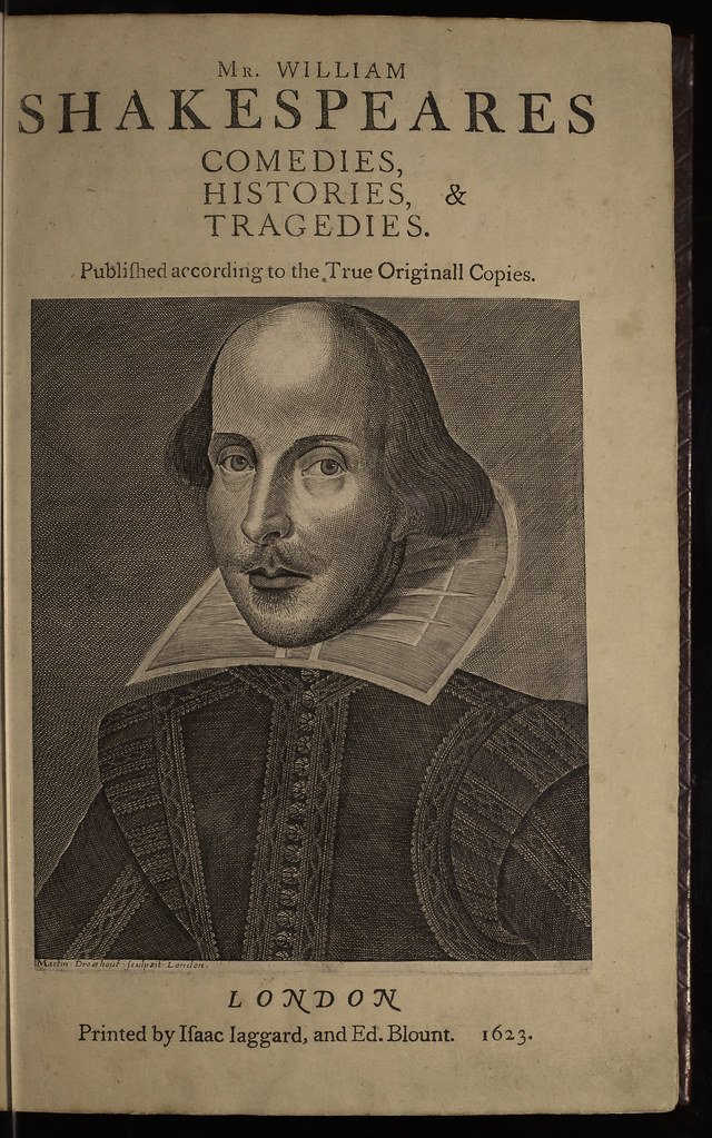 Shakespeare’s First Folio (image credits: flickr)