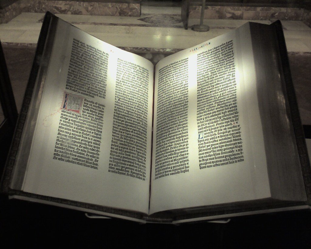 Gutenberg Bible (image credits: flickr)