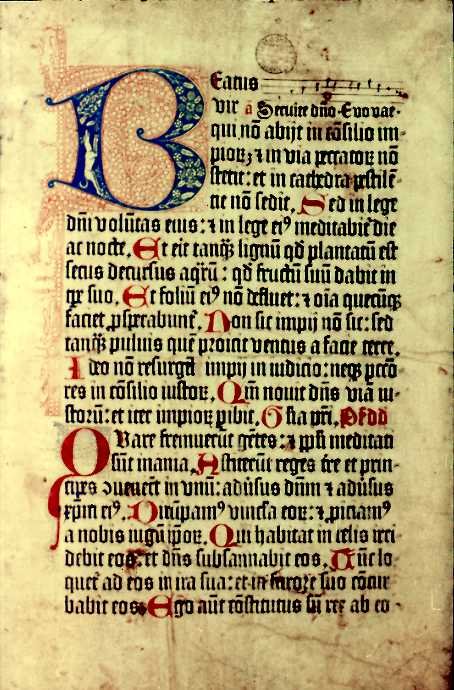 The Gutenberg Psalter (image credits: wikimedia)