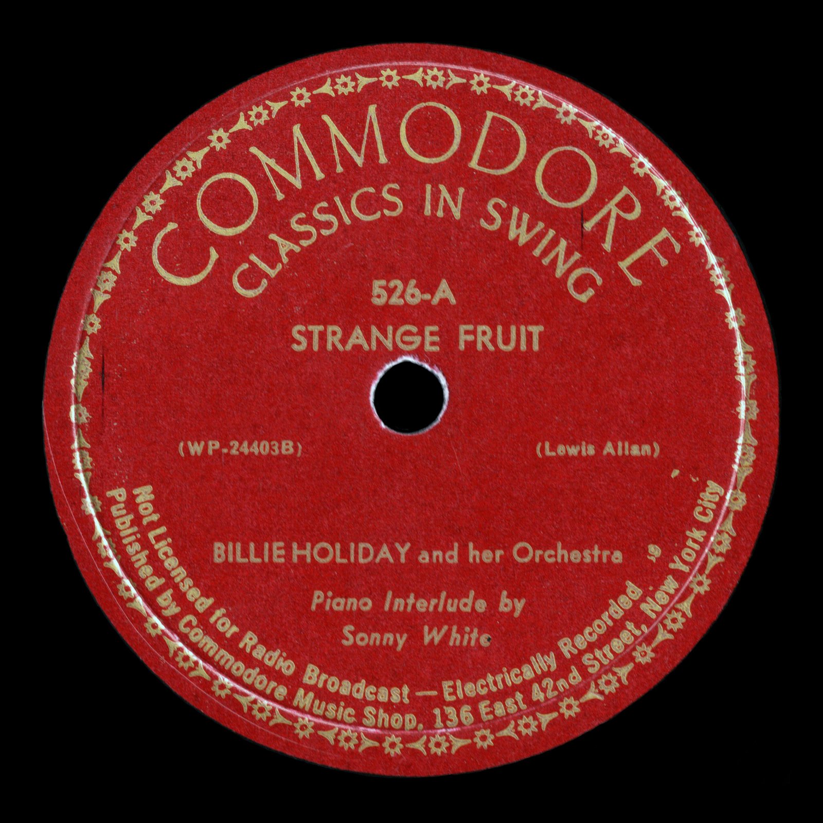 “Strange Fruit” by Billie Holiday: The Song That Shook America (image credits: wikimedia)