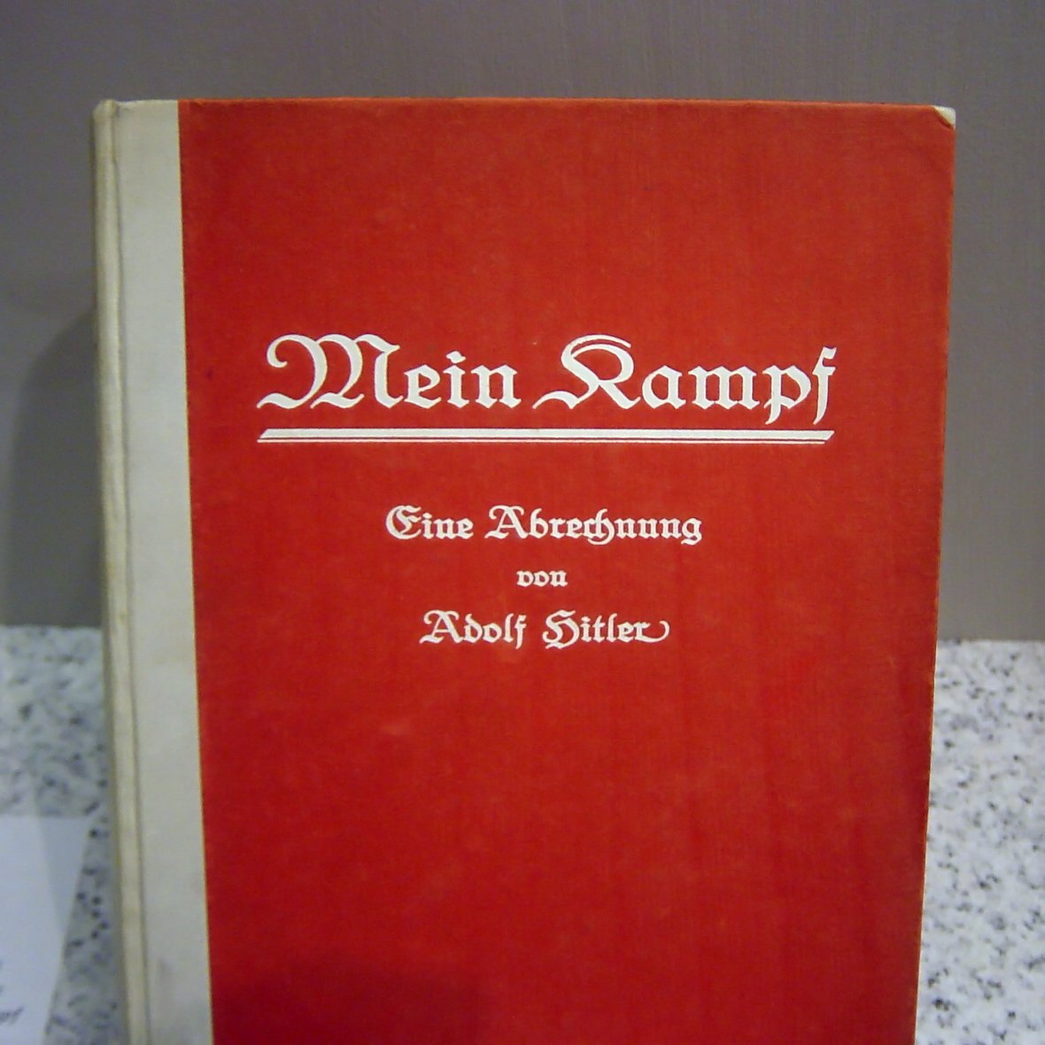 Mein Kampf by Adolf Hitler (image credits: wikimedia)