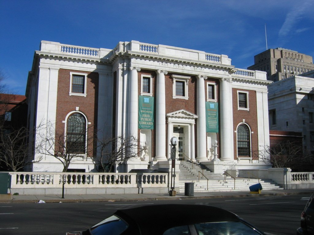 New Haven Free Public Library's Pandemic Morgue (image credits: wikimedia)