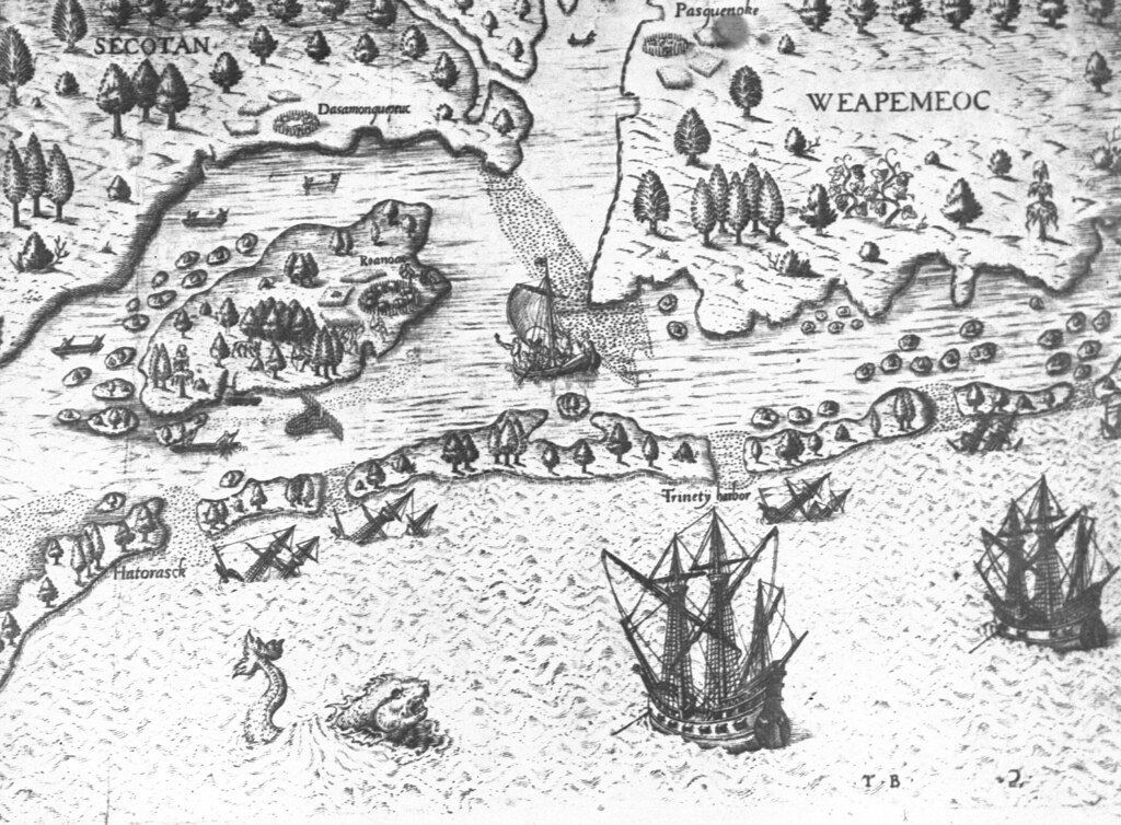 The Lost Colony of Roanoke (image credits: flickr)
