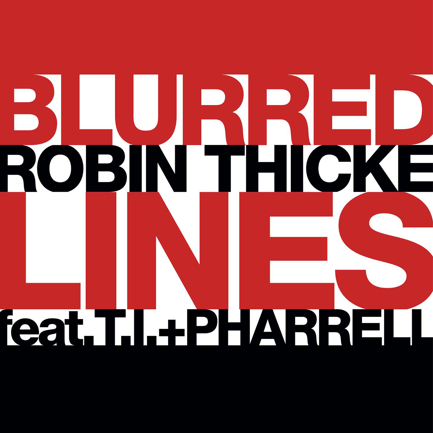 1. “Blurred Lines” by Robin Thicke, Pharrell Williams, and T.I. (image credits: wikimedia)