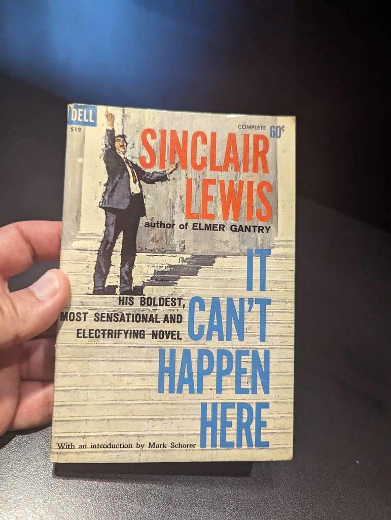 It Can’t Happen Here by Sinclair Lewis (image credits: flickr)