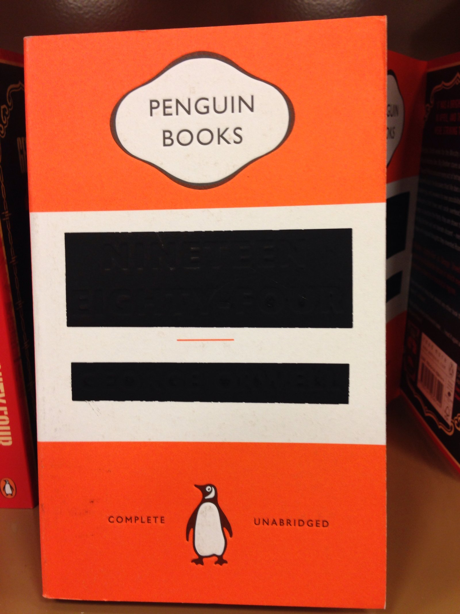 1984 by George Orwell (image credits: wikimedia)