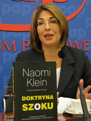 The Shock Doctrine: The Rise of Disaster Capitalism by Naomi Klein (image credits: wikimedia)