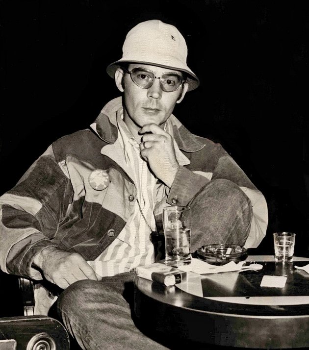 5. Hunter S. Thompson (image credits: wikimedia)