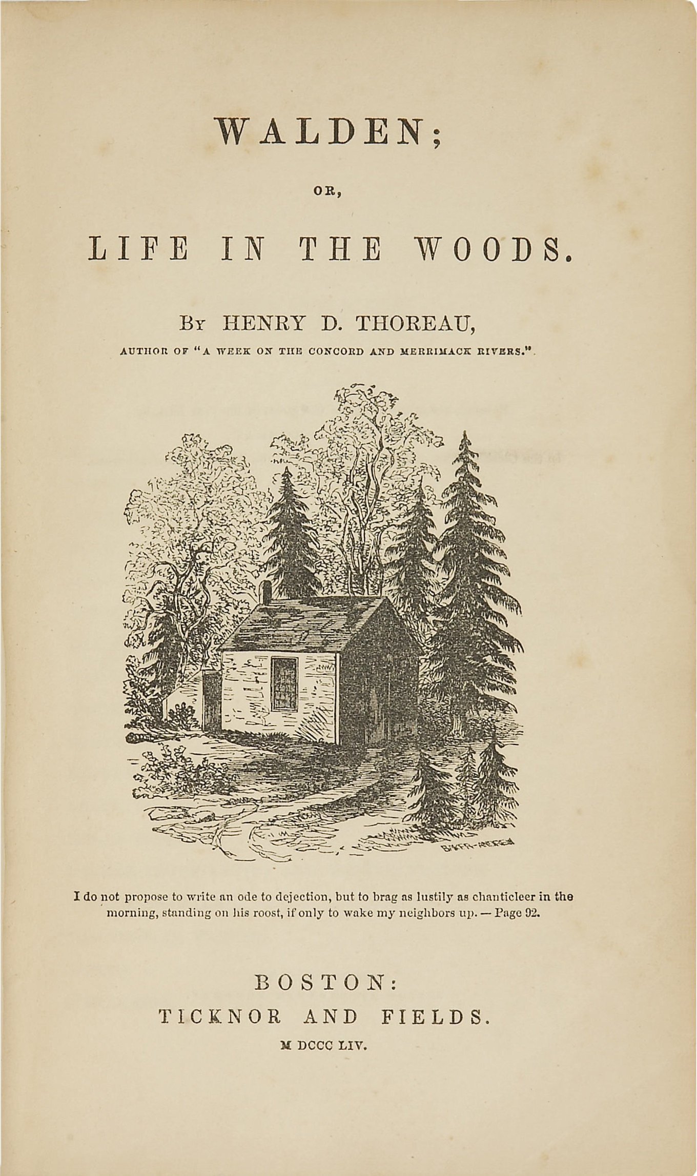 Walden by Henry David Thoreau (image credits: wikimedia)