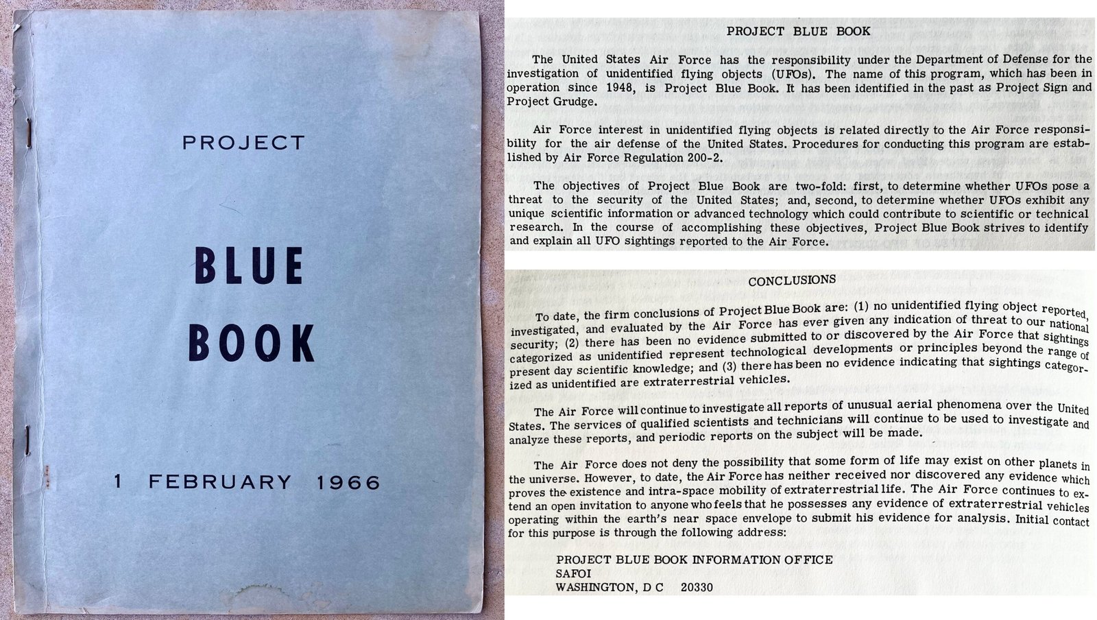Project Blue Book: UFOs Under Investigation (image credits: wikimedia)