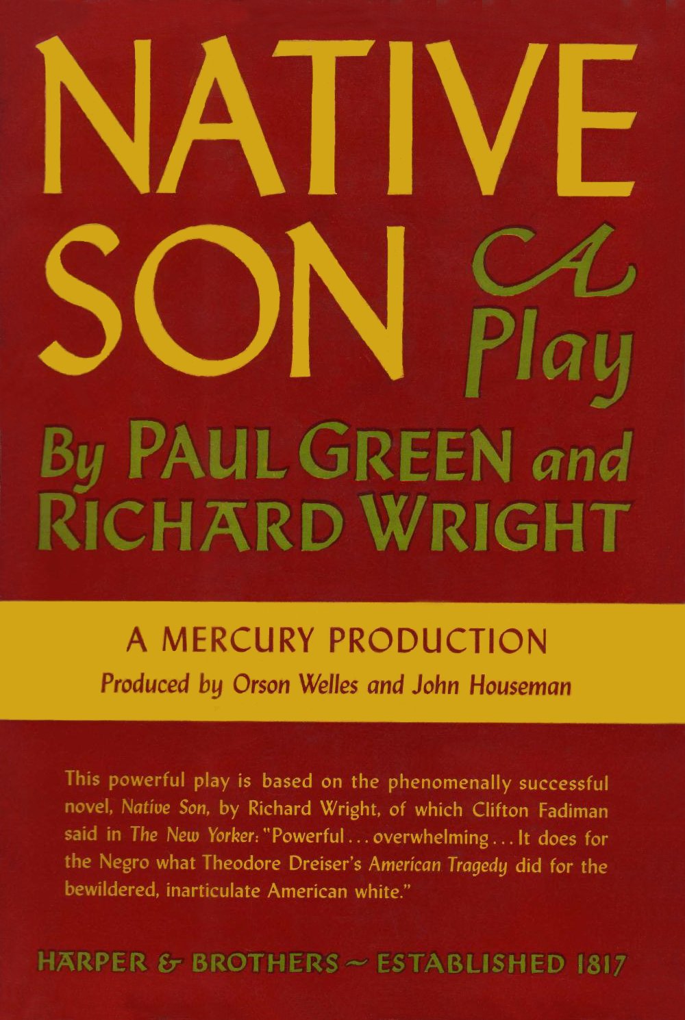 Native Son - The Mirror That Couldn't Be Ignored (image credits: wikimedia)