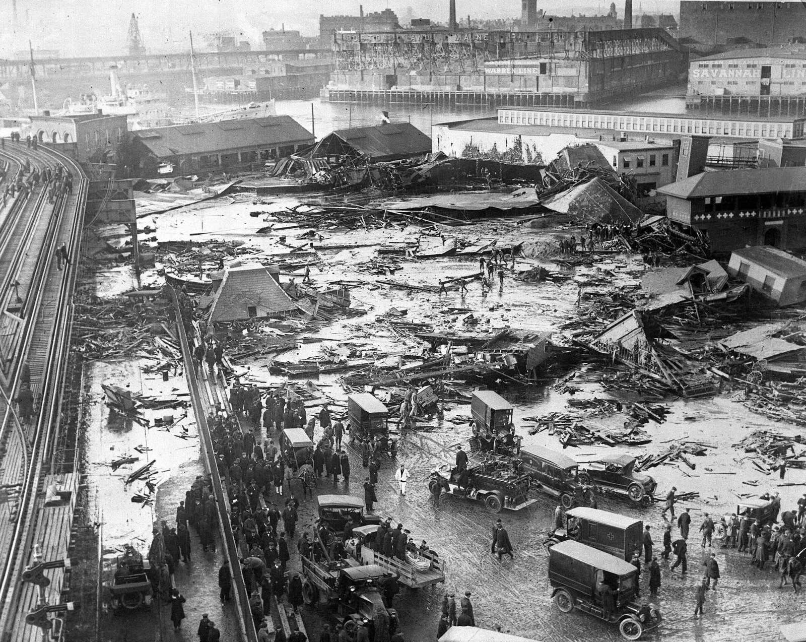 The Great Molasses Flood (image credits: wikimedia)