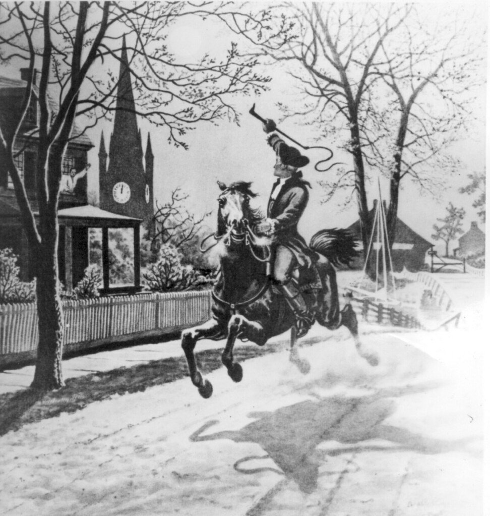 Paul Revere’s Midnight Ride: Many Riders, Not Just One (image credits: flickr)