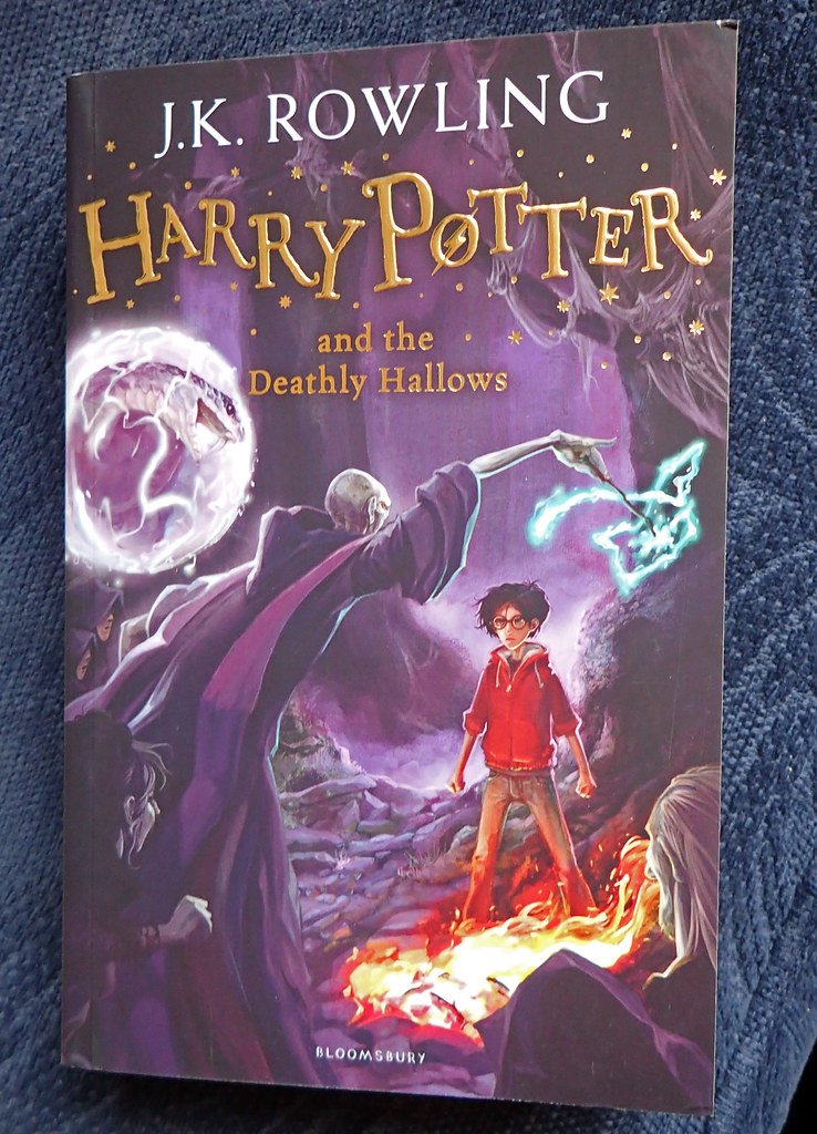 2. Harry Potter and the Deathly Hallows by J.K. Rowling (image credits: flickr)