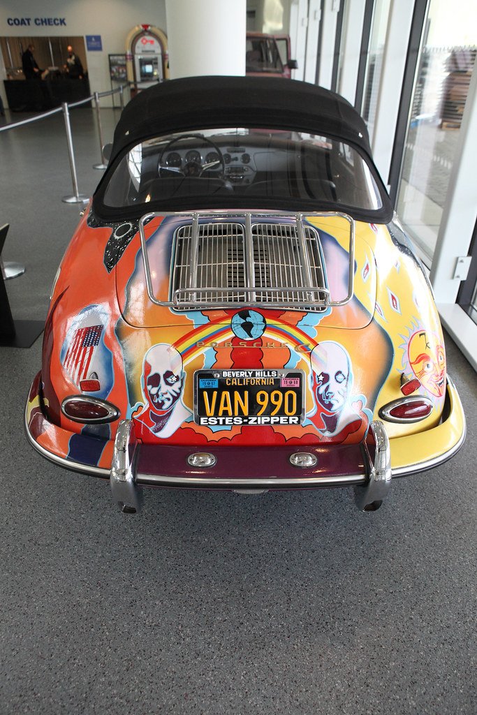 Janis Joplin's Psychedelic Porsche (image credits: flickr)