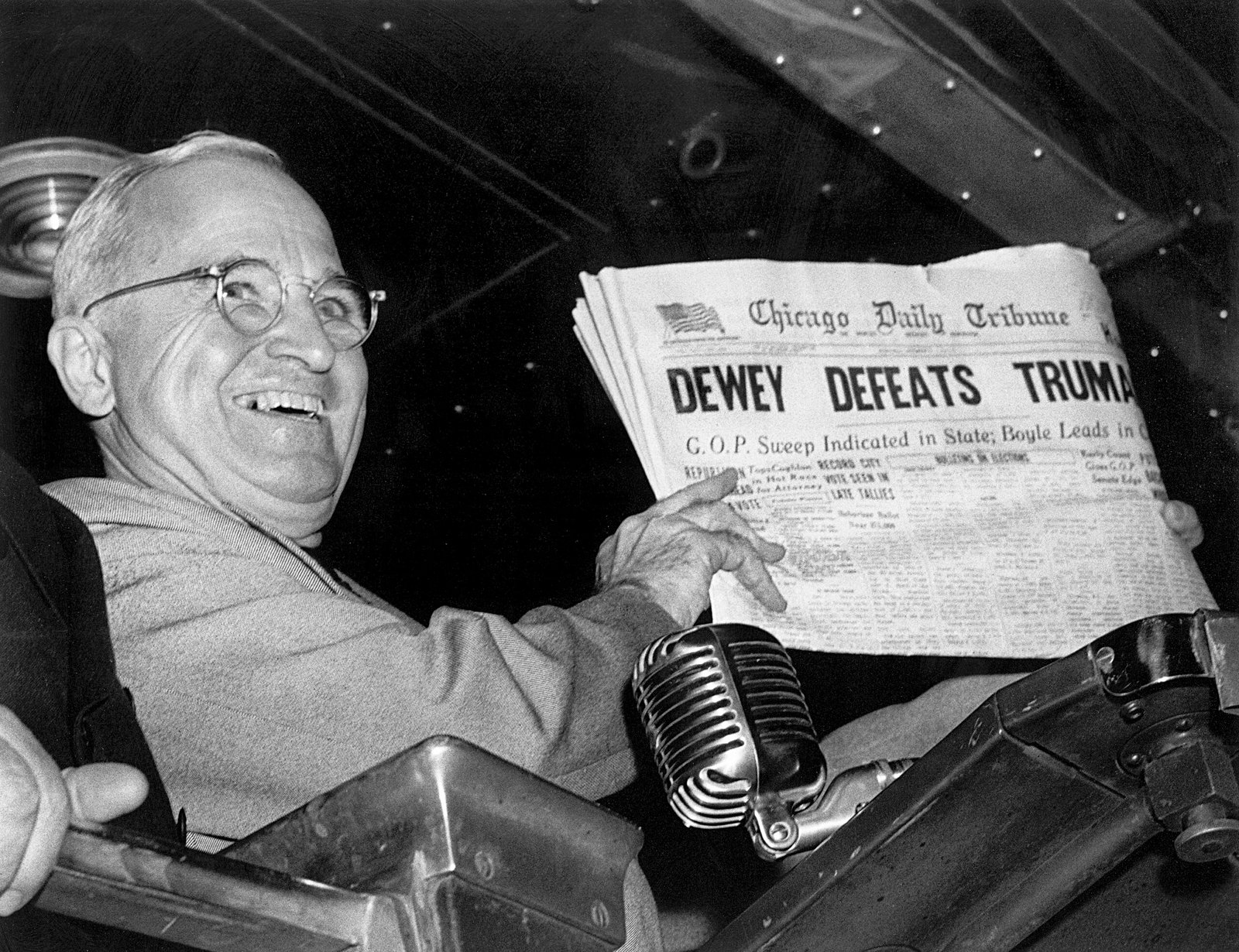 The Greatest Upset in American Political History in 1948 (image credits: wikimedia)
