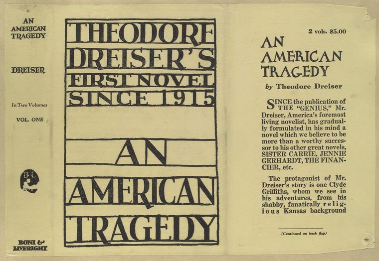 An American Tragedy – Theodore Dreiser (image credits: wikimedia)