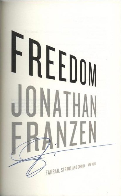 Freedom – Jonathan Franzen (image credits: wikimedia)