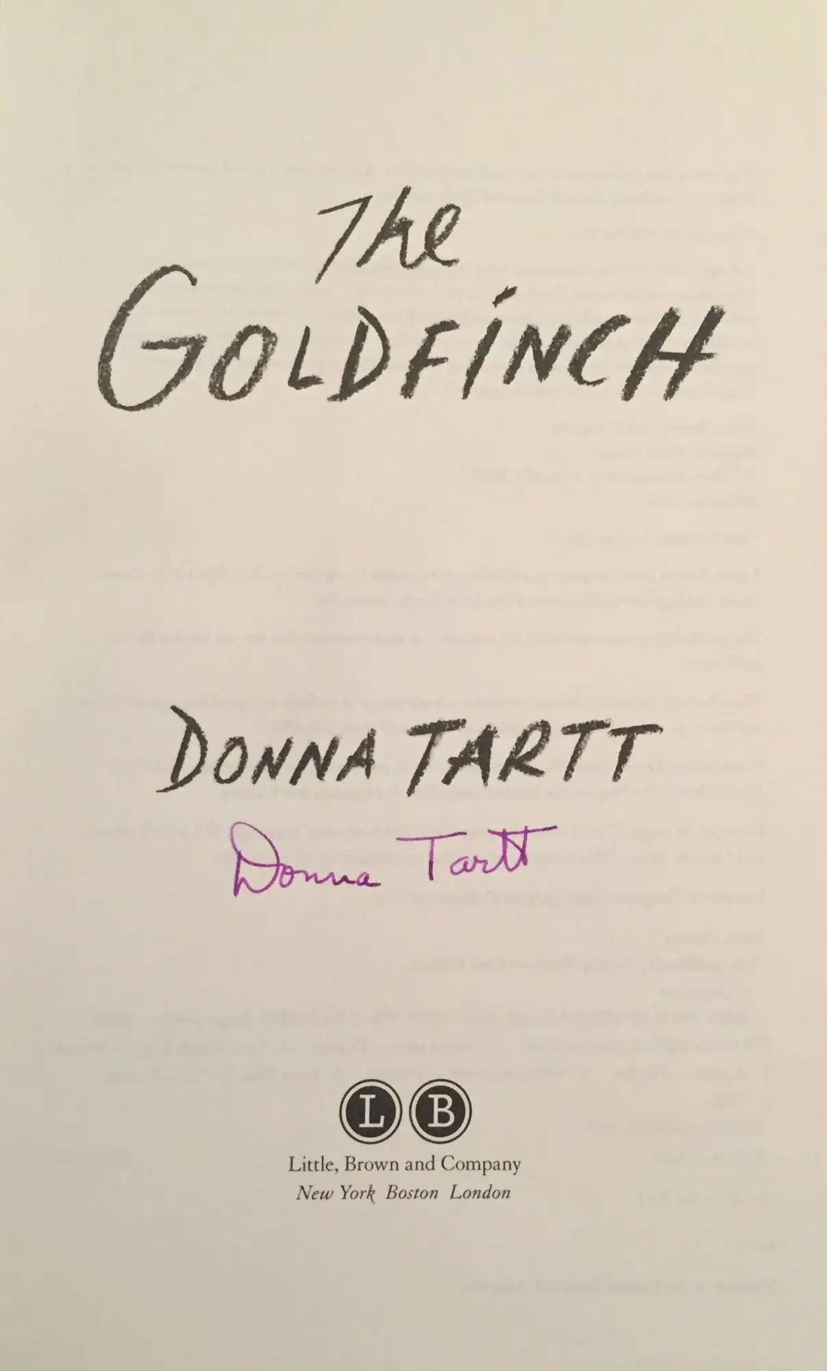 The Goldfinch – Donna Tartt (image credits: wikimedia)
