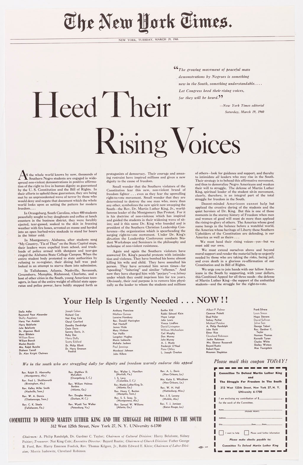 New York Times v. Sullivan: Protecting the Press (image credits: This tag does not indicate the copyright status of the attached work. A normal copyright tag is still required. See Commons:Licensing., Public domain, https://commons.wikimedia.org/w/index.php?curid=47923887)