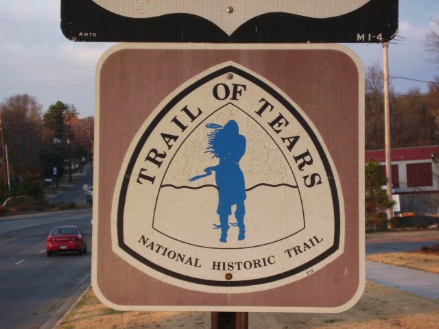 Trail of Tears National Historic Trail (image credits: By Yam Nahar, Public domain, https://commons.wikimedia.org/w/index.php?curid=3581682)