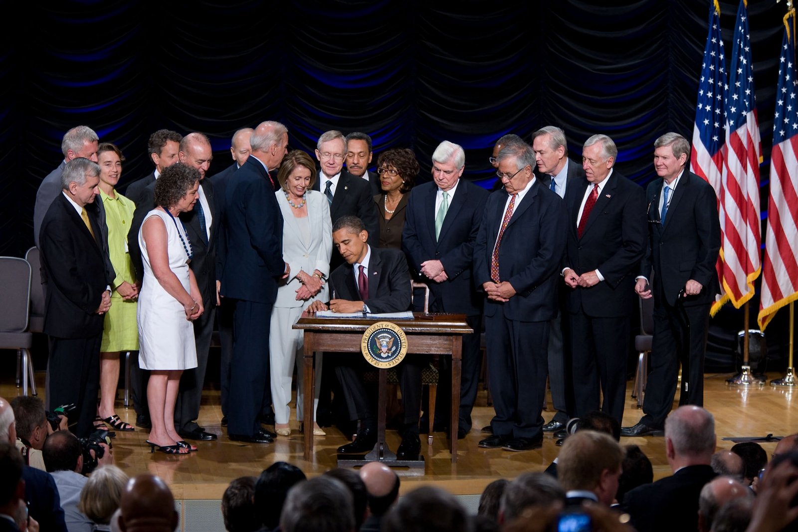 Tighter Financial Regulation and Dodd-Frank (image credits: President Obama Signs the Dodd-Frank Wall Street Reform and Consumer Protection Act, CC BY 2.0, https://commons.wikimedia.org/w/index.php?curid=60092322)