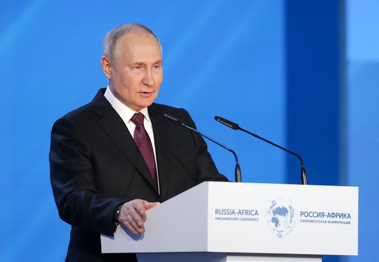 Public Opinion: Fear and Distrust Remain (image credits: Address by President of the Russian Federation Vladimir Putin at the plenary session “Russia-Africa in a Multipolar World”, CC BY 4.0, https://commons.wikimedia.org/w/index.php?curid=132693636)