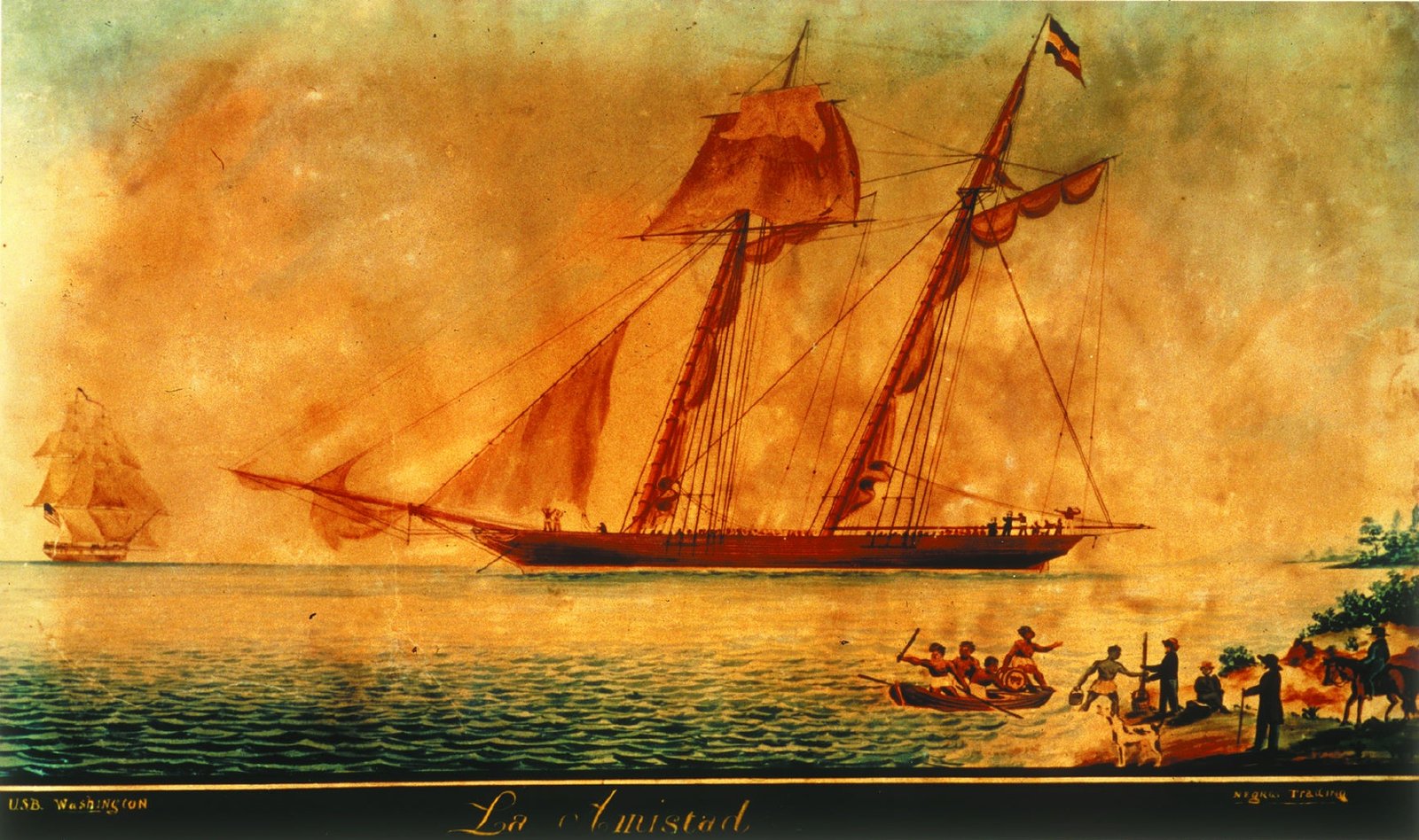 Amistad Mutiny of 1839 (image credits: New Haven Colony Historical Society and Adams National Historic Site, Public domain, https://commons.wikimedia.org/w/index.php?curid=1536671)