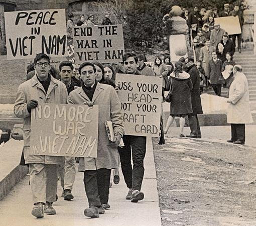 Youth and the Counterculture (image credits: Student protesters marching down Langdon Street, CC BY 2.0, https://commons.wikimedia.org/w/index.php?curid=6329684)