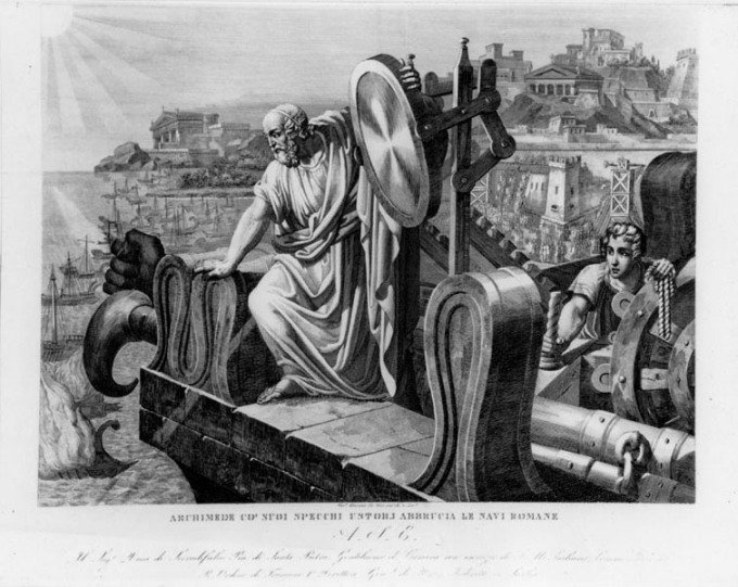 Archimedes' Death Ray: Ancient Solar Weapons (image credits: wikimedia)