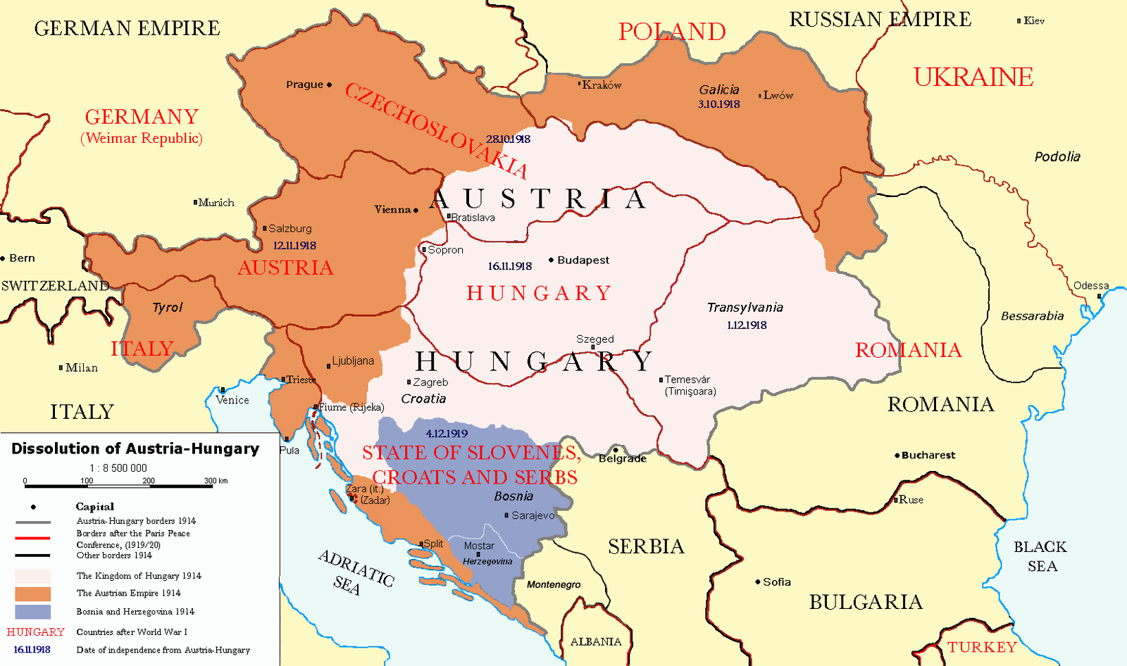 Austria-Hungary - The Dual Monarchy's Final Act (image credits: wikimedia)