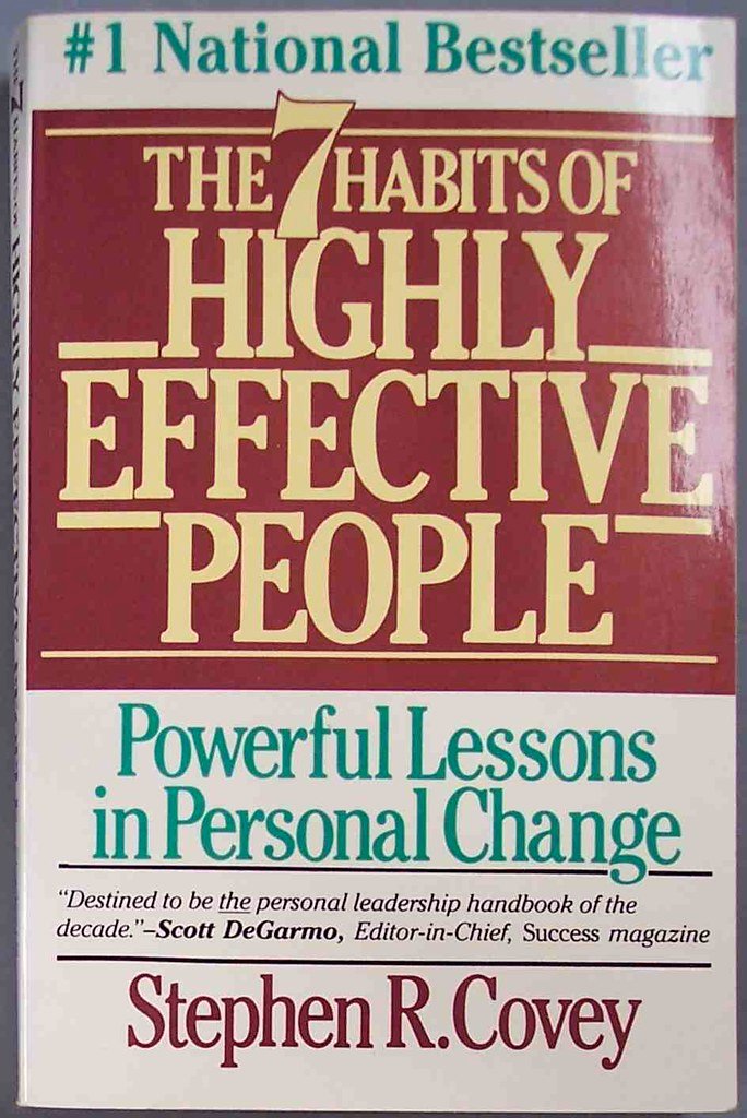 1. “The 7 Habits of Highly Effective People” by Stephen R. Covey (image credits: flickr)