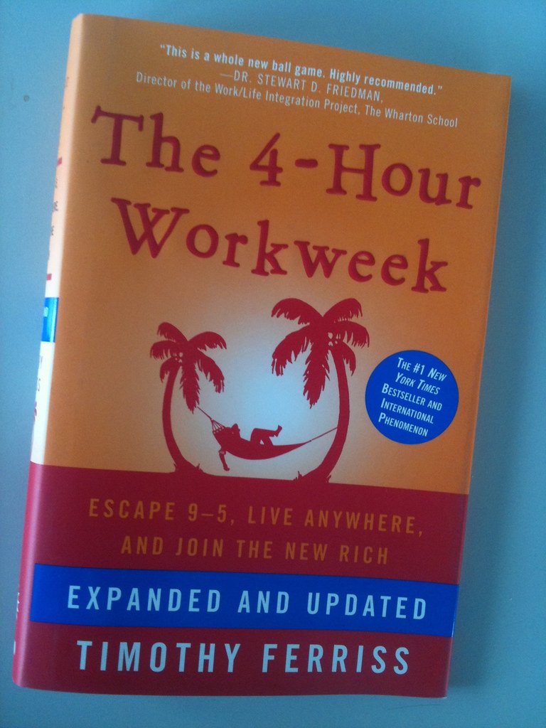 8. “The 4-Hour Workweek” by Timothy Ferriss (image credits: flickr)